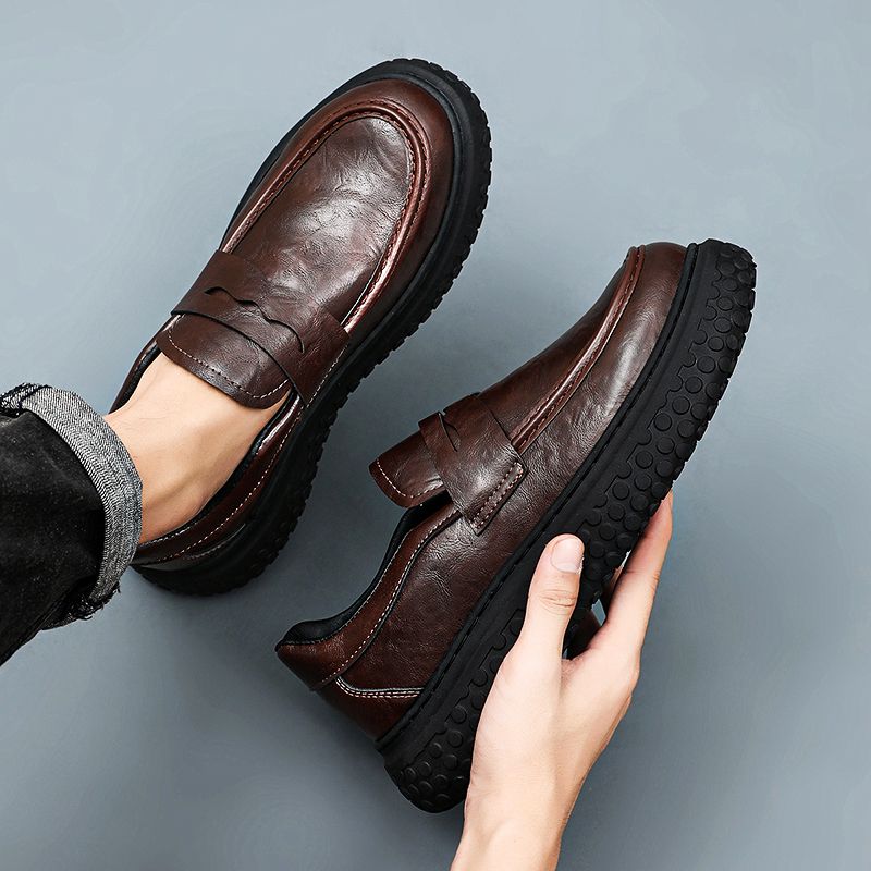 Men'S Shoes Business Casual - 2026 New Men's Loafers Soft Leather