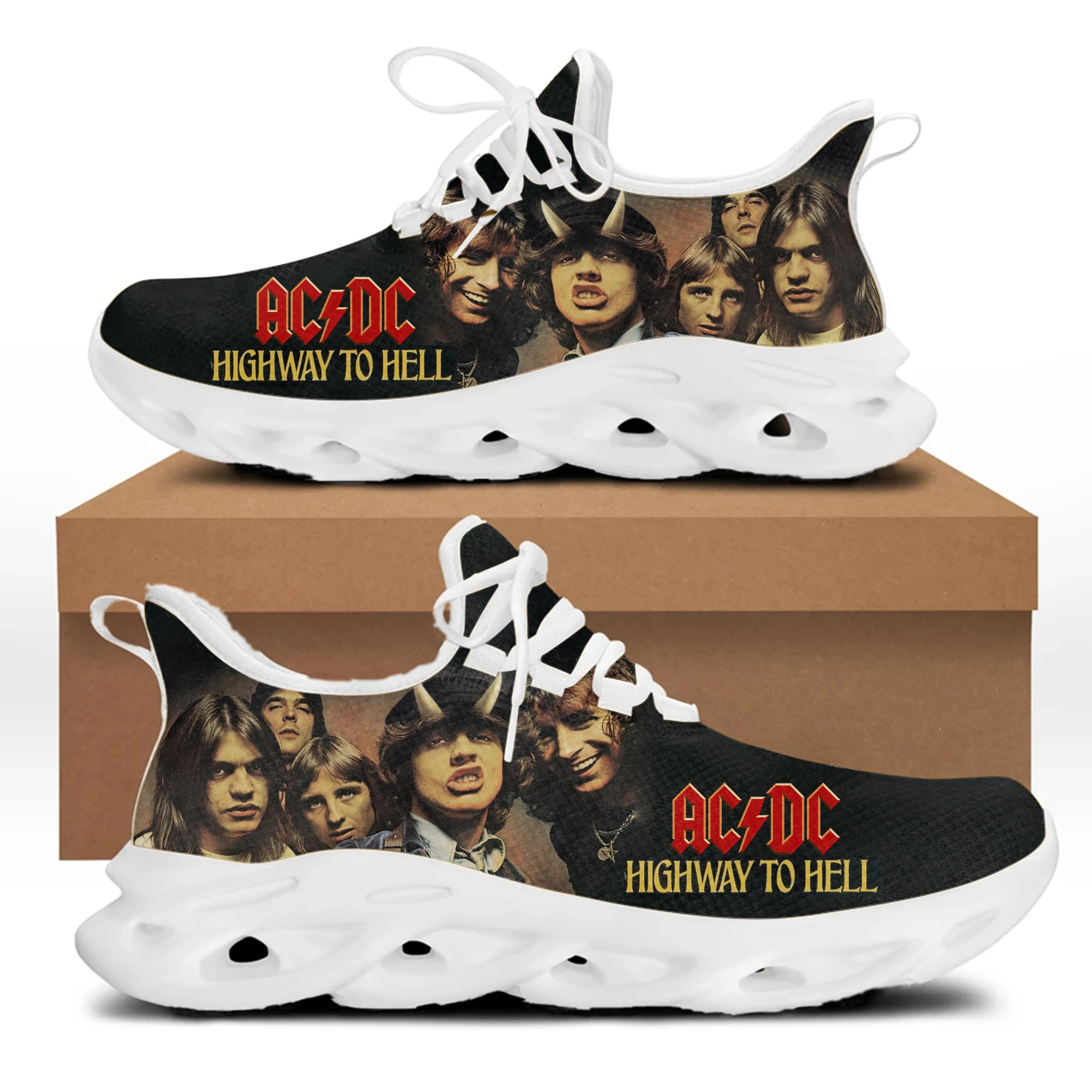 Men'S Shoes Dc - AC Rock Band Flats Sneakers DC