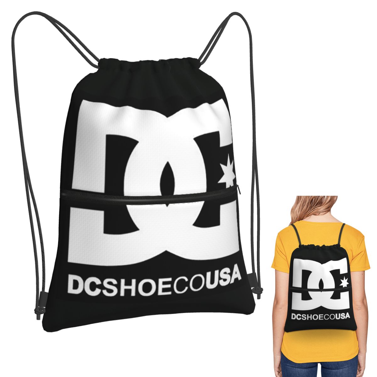 Men'S Shoes Dc - DC Shoe Co Backpacks Portable Drawstring
