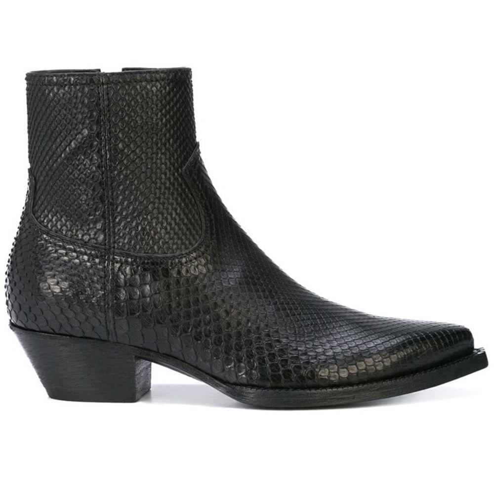 Men Shoes H&M - Man Chelsea Boots Genuine Leather Ankle