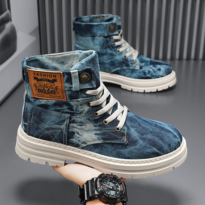 Canvas Sneaker High - Spring High Top Mens Shoes 2026
