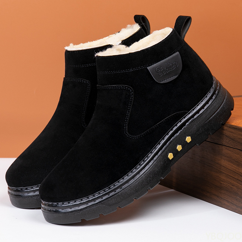 Men'S Shoes Increase Height - Winter new high top thick snow