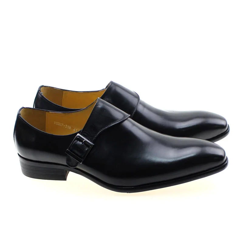 Monk Strap Shoe - Men's Genuine Leather Monk Strap Dress