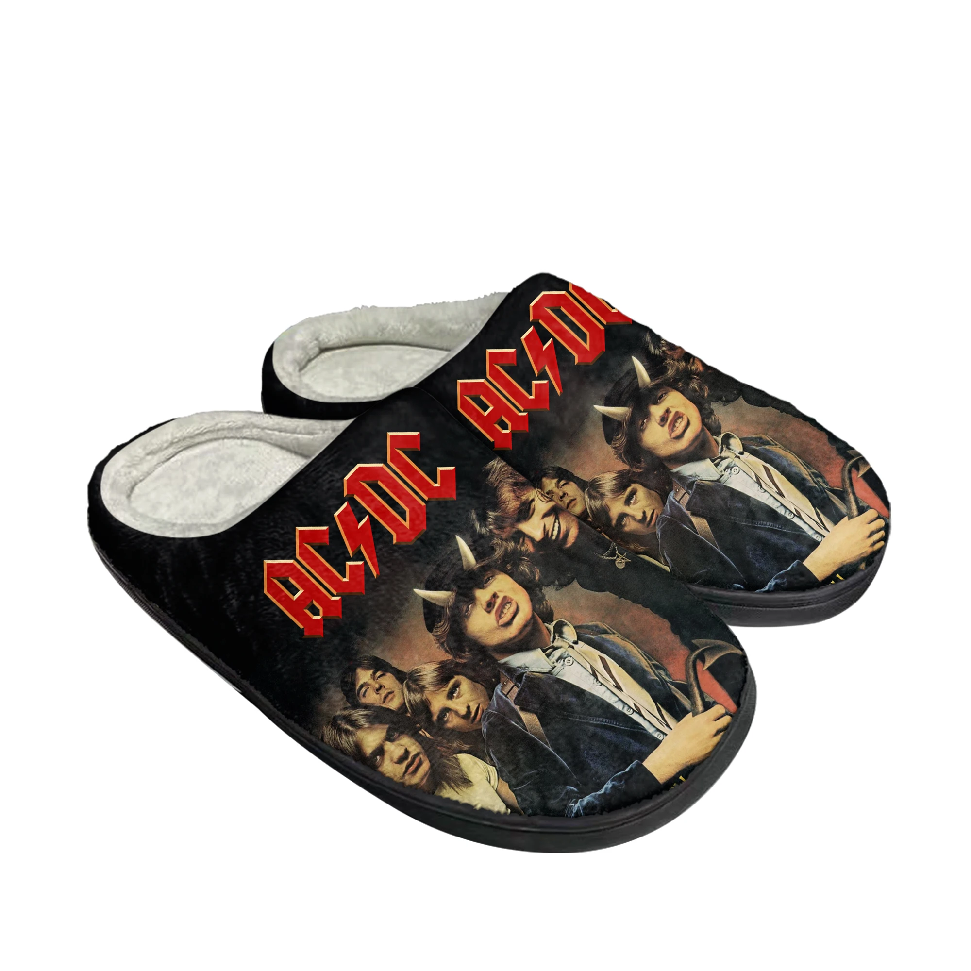 Men'S Shoes Dc - AC Rock Band Home Cotton Slippers