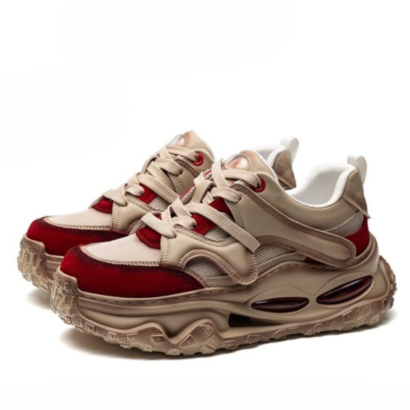 Men Shoes Red Bottom - European Casual Sneakers Red Daddy Shoes