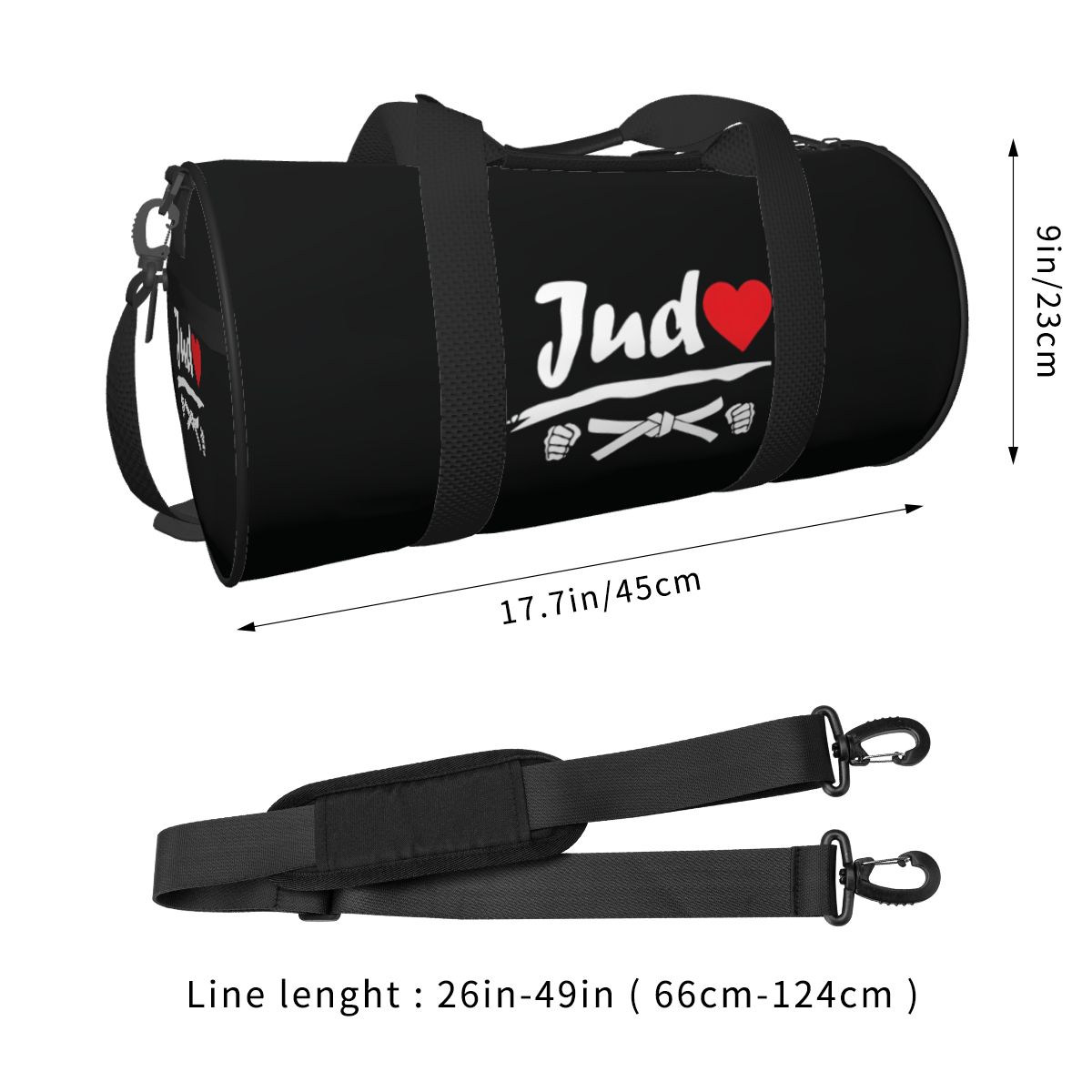 Gym Bag Judo Chart -Martial Ar - Men Shoes Chart recension och pris
