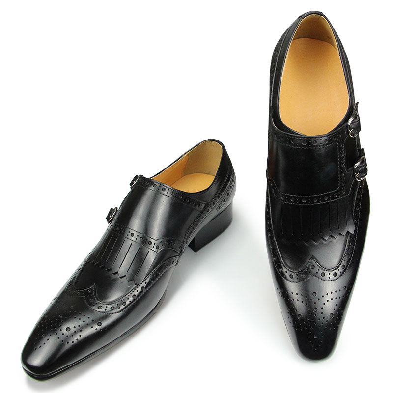 Successful  Men's Leather Shoe - Monk Strap Shoe recension och pris
