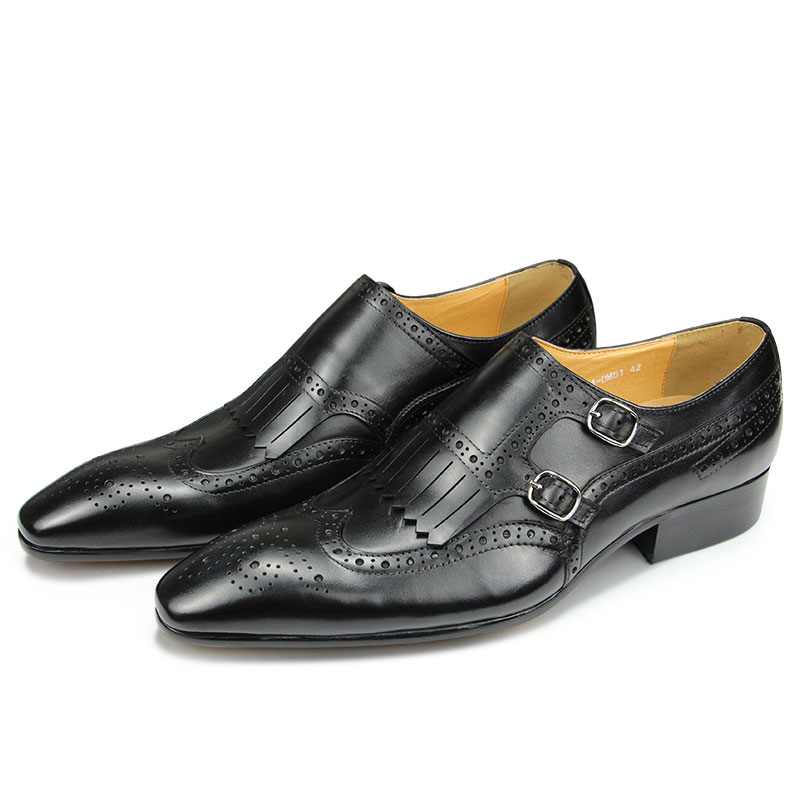 Successful  Men's Leather Shoe - Monk Strap Shoe recension och pris