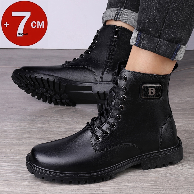 Men's Genuine Leather Elevator - Men'S Shoes Business Casual recension och pris