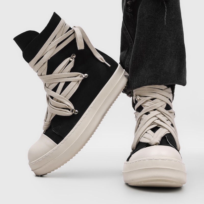 High Quality Men's High Top Ca - Canvas Sneaker High recension och pris