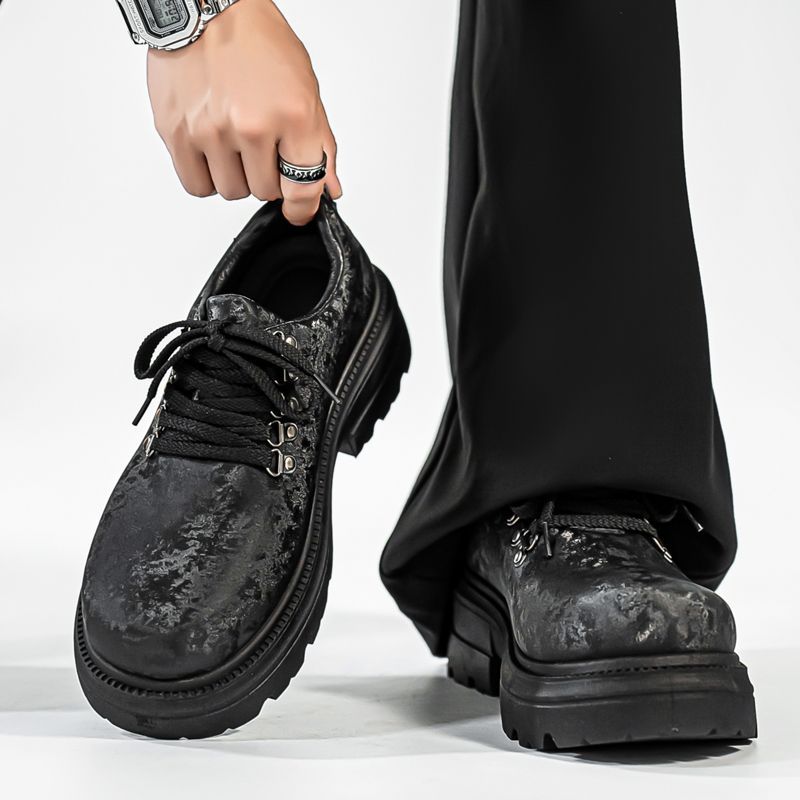 Winter Men Retro British Style - Men'S Shoes Increase Height recension och pris