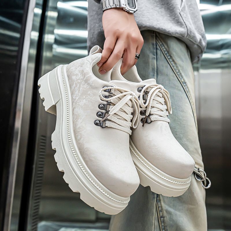 Winter Men Retro British Style - Men'S Shoes Increase Height recension och pris