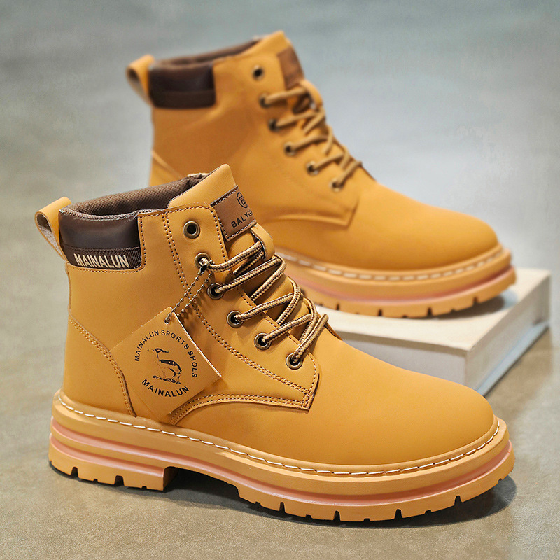 Classic Men High Top Boots Hig - Canvas Sneaker High recension och pris