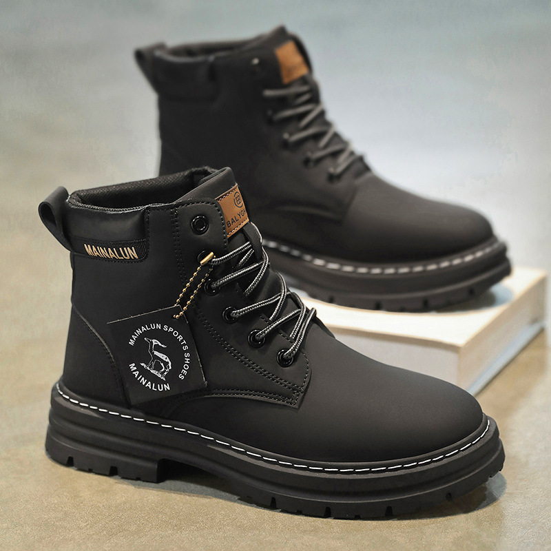 Classic Men High Top Boots Hig - Canvas Sneaker High recension och pris