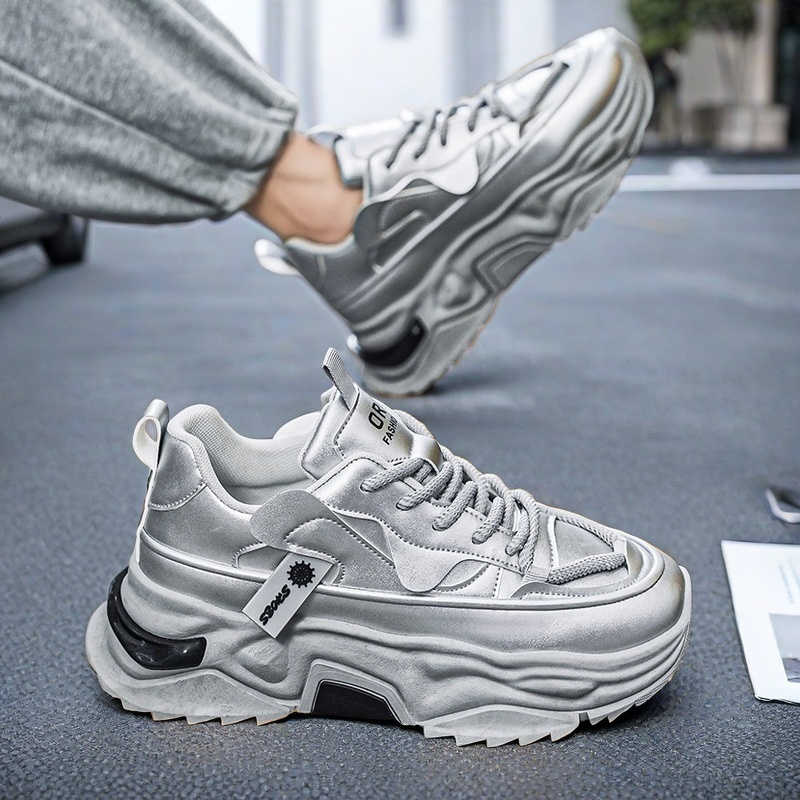 Black Platforme Tennis Man Spo - Shoes Heels Men recension och pris