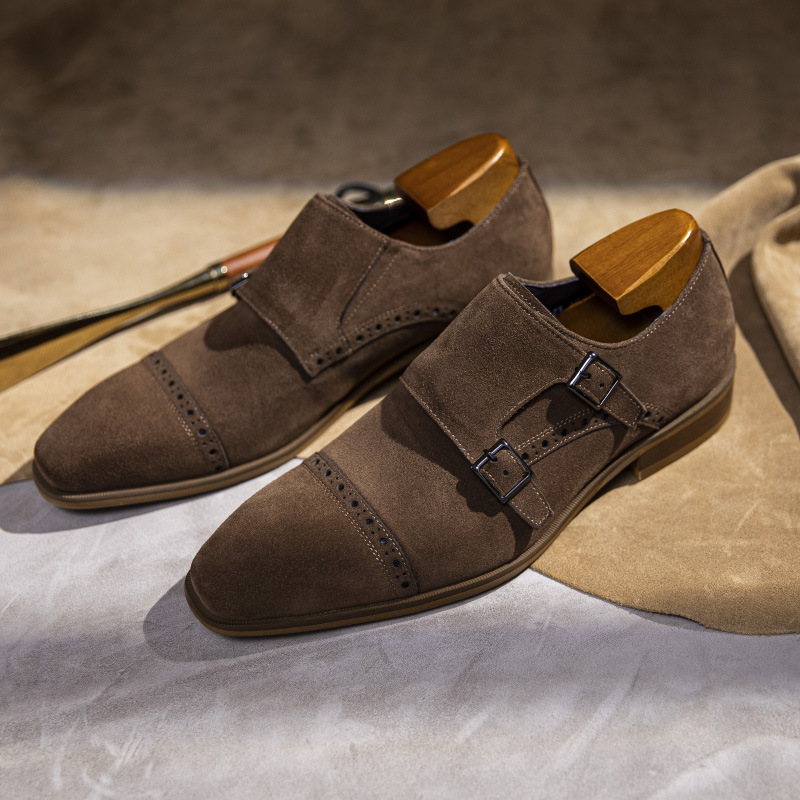 Vintage Design Men Dress Shoes - Monk Strap Shoe recension och pris