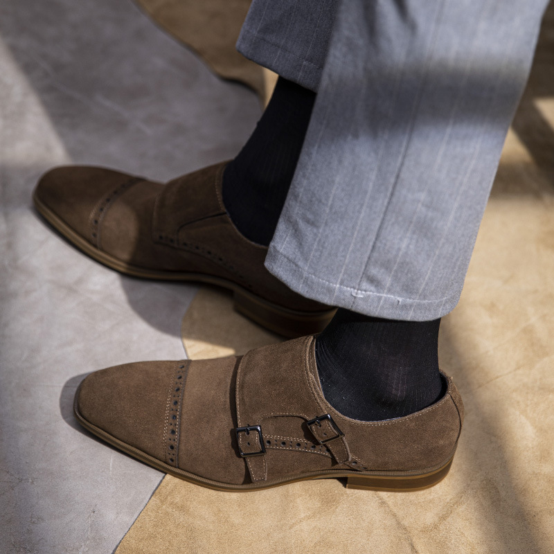 Vintage Design Men Dress Shoes - Monk Strap Shoe recension och pris