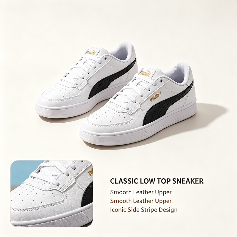 PUMA Men White Black Low Top S - Men'S Shoes Puma Sneakers recension och pris