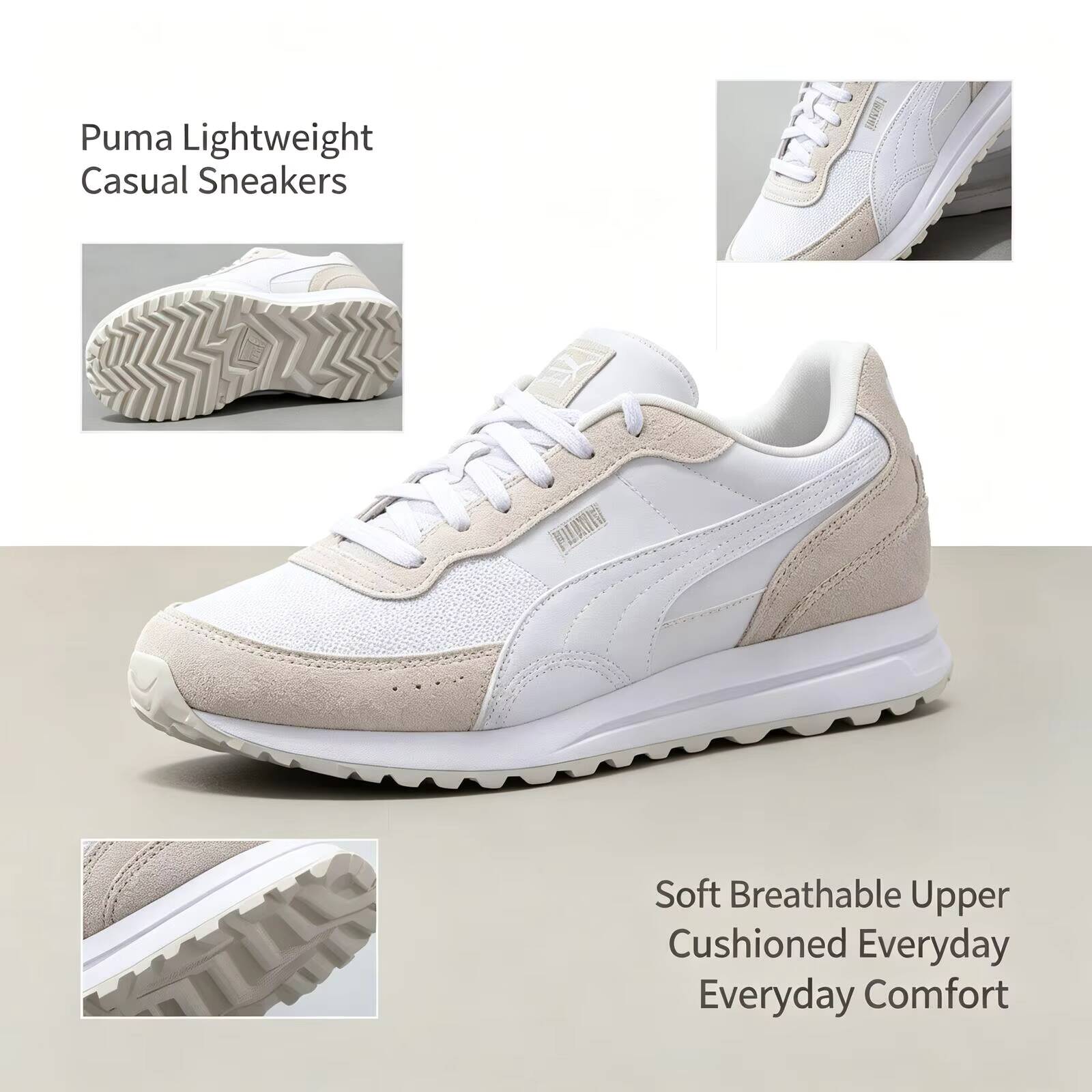 New Hot Puma White Lightweight - Men'S Shoes Puma Sneakers recension och pris