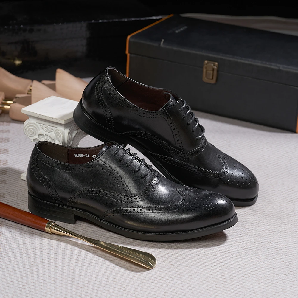 Brogue Style Men's Oxfords Gen - Monk Strap Shoe recension och pris