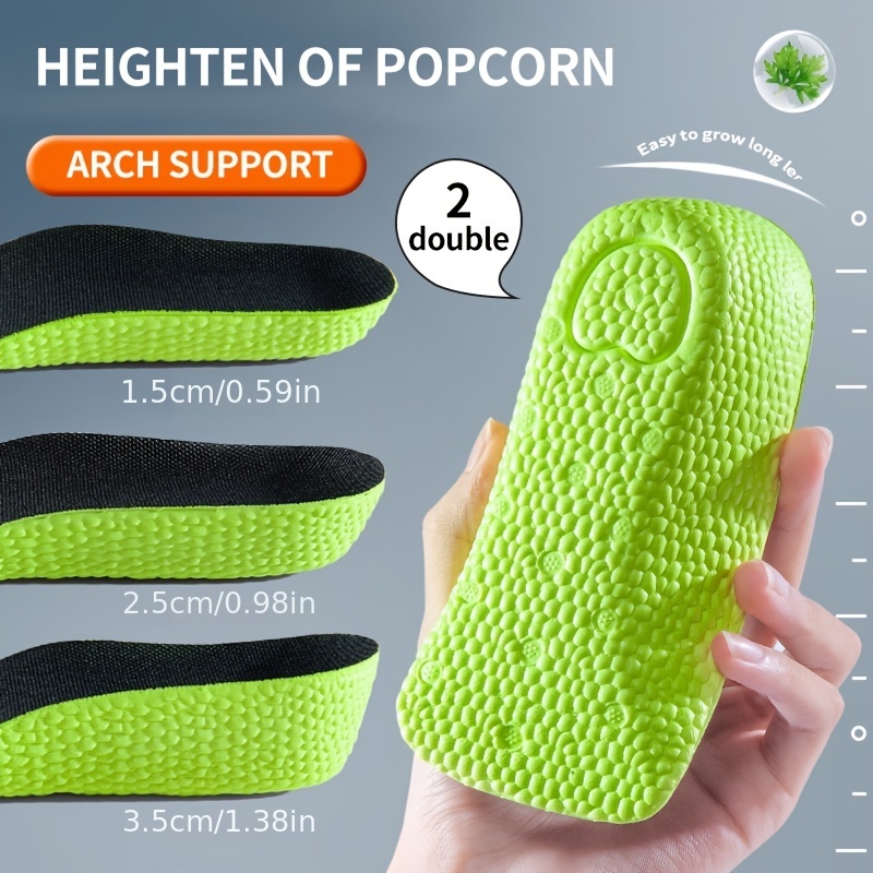 Invisble Insoles High Arch Sup - Men'S Shoes With Memory Foam recension och pris