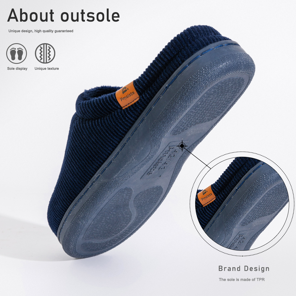 Winter men's slippers TPR sole - Men'S Shoes With Memory Foam recension och pris