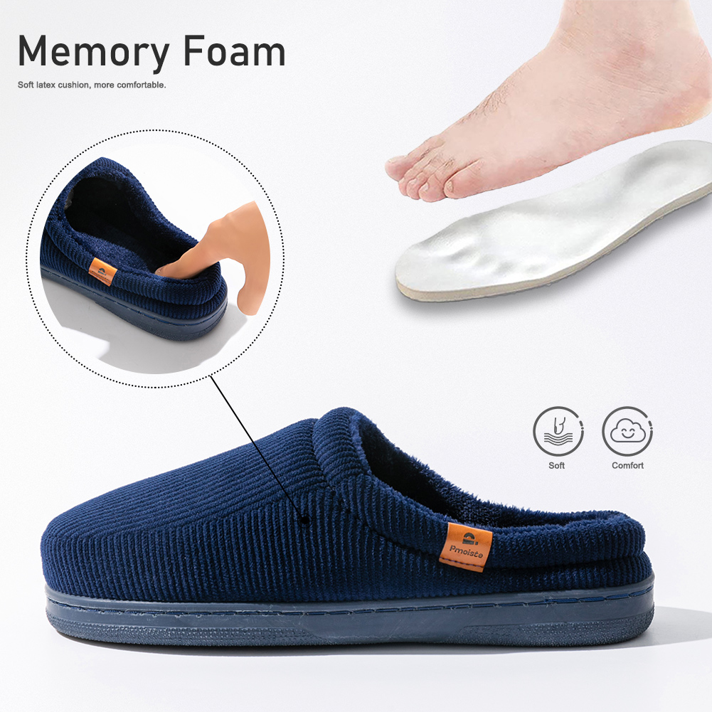 Winter men's slippers TPR sole - Men'S Shoes With Memory Foam recension och pris