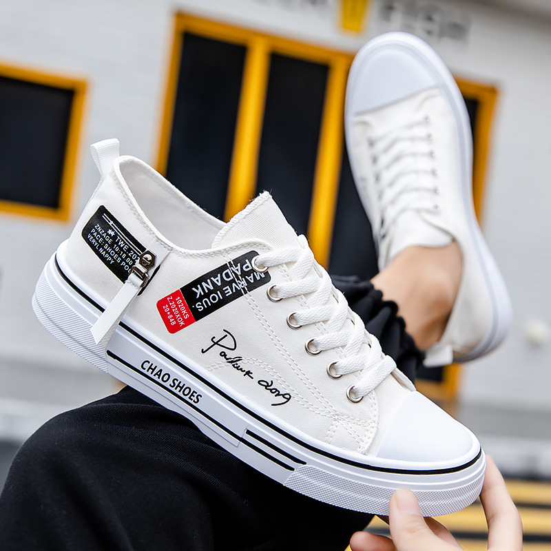 Fashion Men's Canvas Shoes Sum - Canvas Sneaker High recension och pris