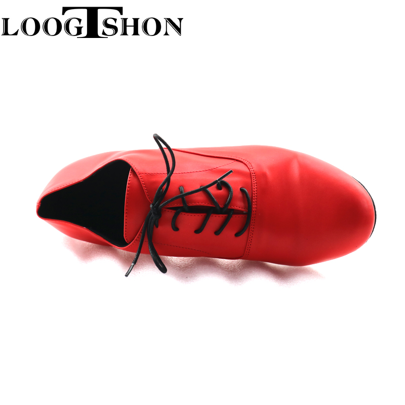 LOOGTSHON RED  Men's red leath - Men Shoes Red Bottom recension och pris