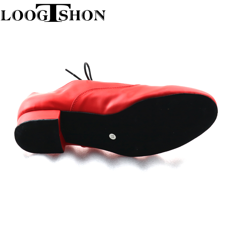 LOOGTSHON RED  Men's red leath - Men Shoes Red Bottom recension och pris