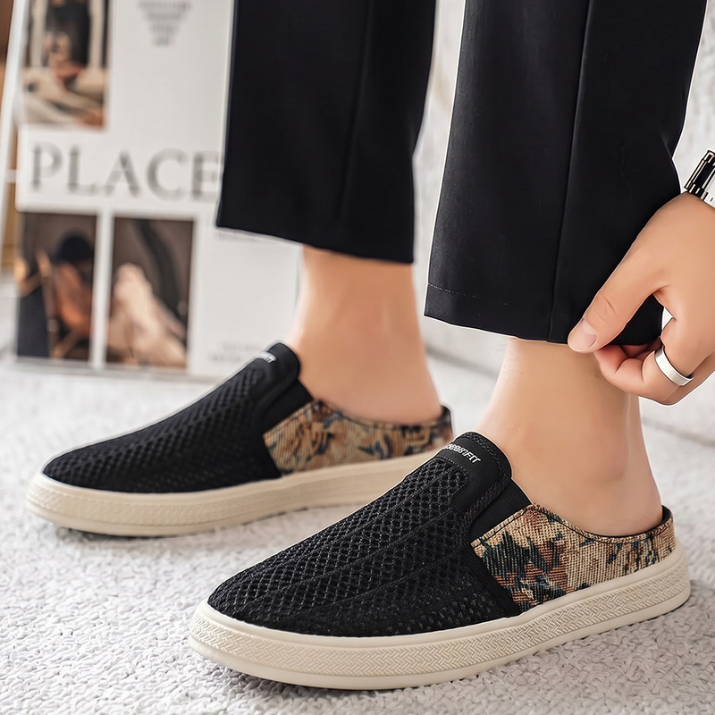 Summer men's perforated mesh s - Men'S Shoes With Toes recension och pris