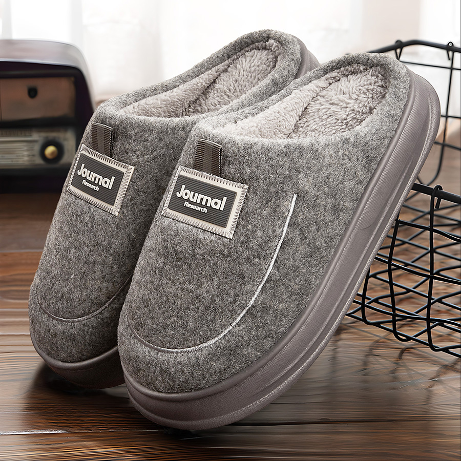 Warm Felt Slippers Men EVA Mem - Men'S Shoes With Memory Foam recension och pris