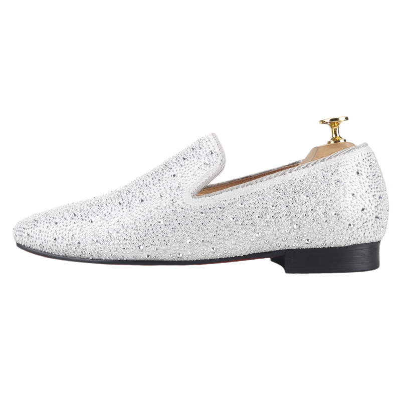 Piergitar Sliver Genuine Leath - Men Shoes Red Bottom recension och pris