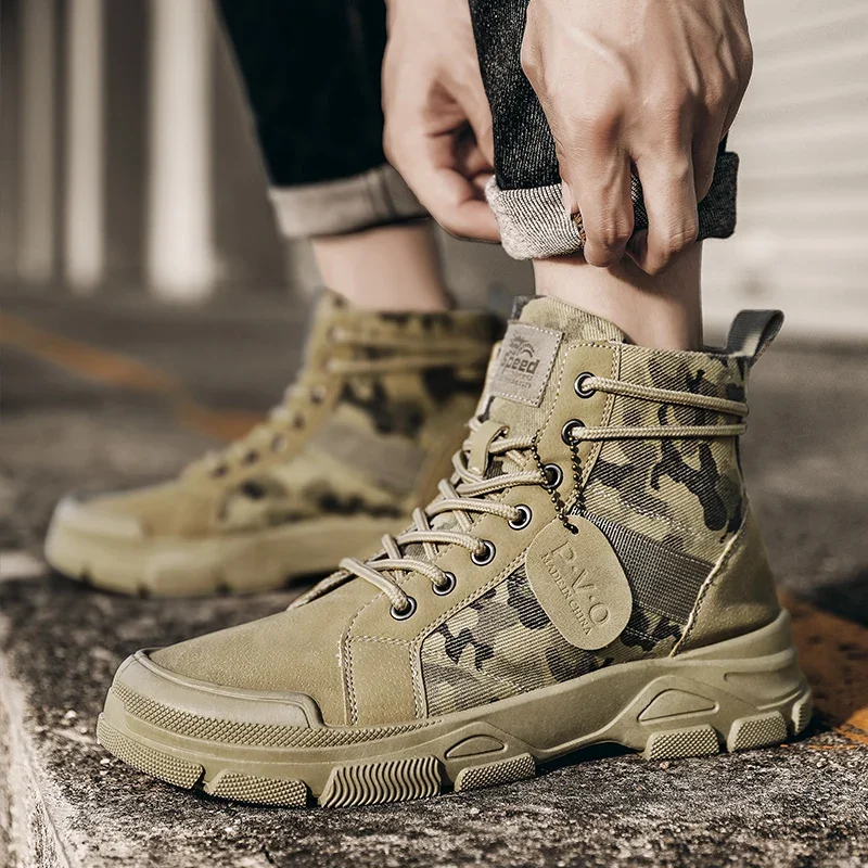 High-Top Boots for Men Autumn  - Men Shoes Office recension och pris