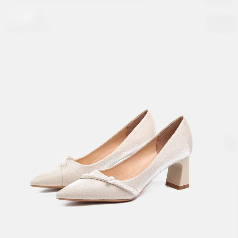 Elegant Pearl Embellished Poin - Men Shoes H&M recension och pris