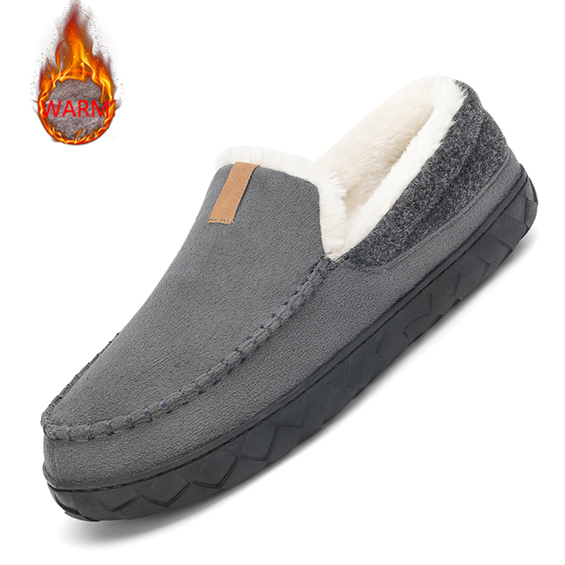 Men's Slippers Home Sewing Plu - Men'S Shoes With Memory Foam recension och pris