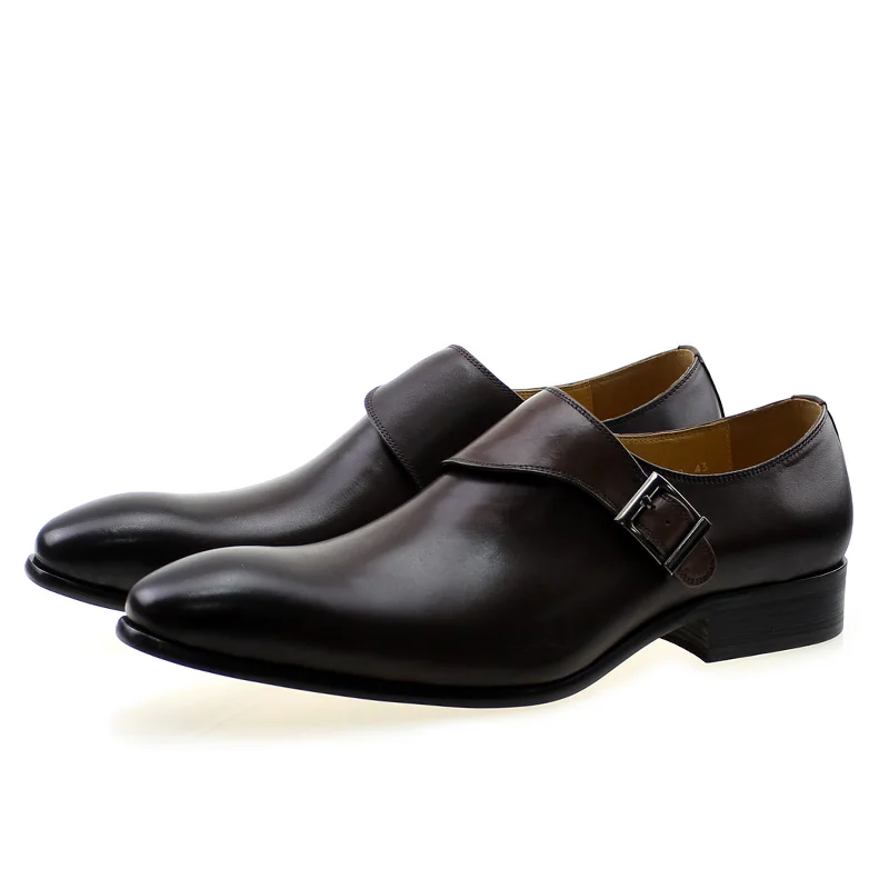 Men's Genuine Leather Monk Str - Monk Strap Shoe recension och pris