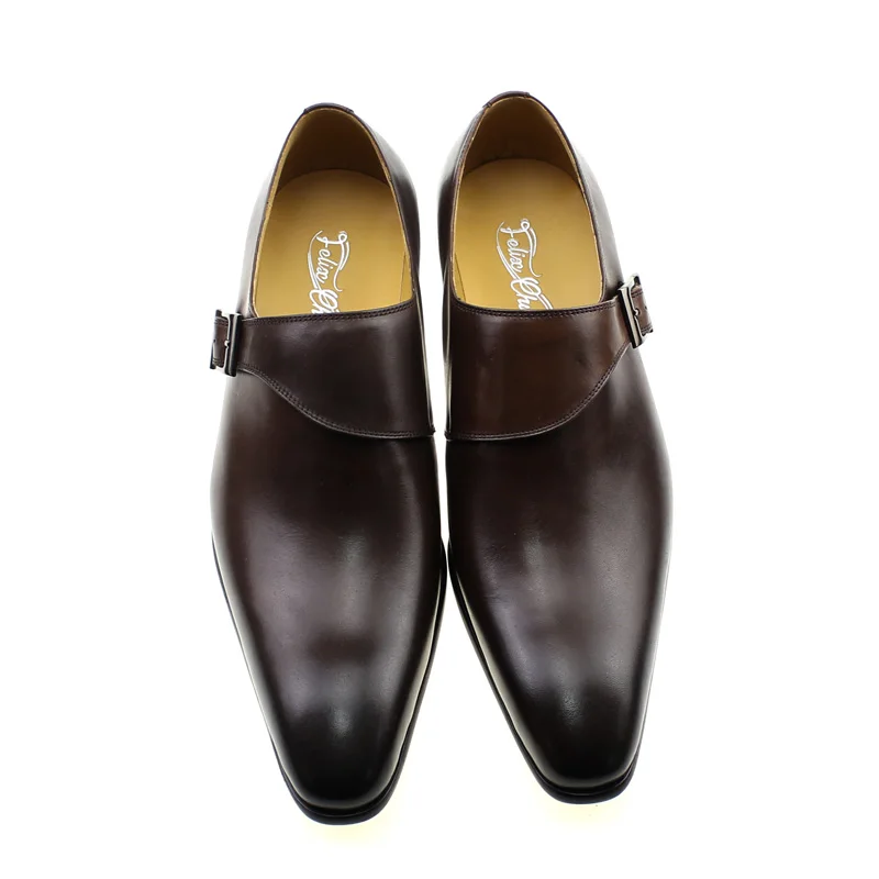Men's Genuine Leather Monk Str - Monk Strap Shoe recension och pris