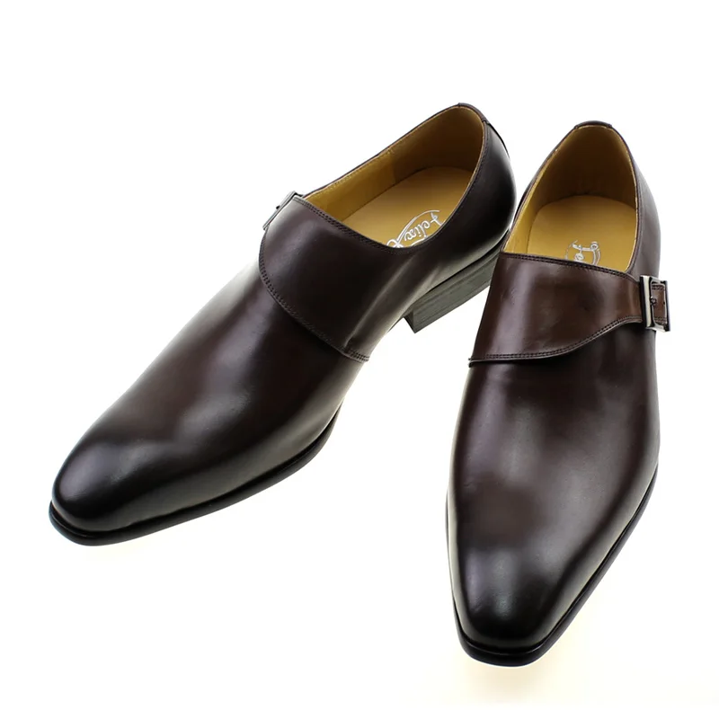 Men's Genuine Leather Monk Str - Monk Strap Shoe recension och pris