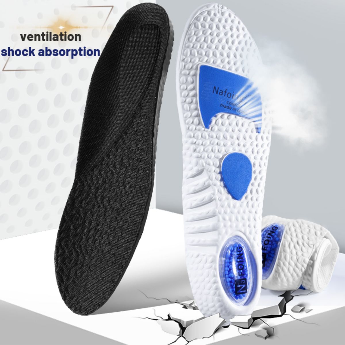 1Pair Upgrade Sports Shock Abs - Men'S Shoes With Memory Foam recension och pris