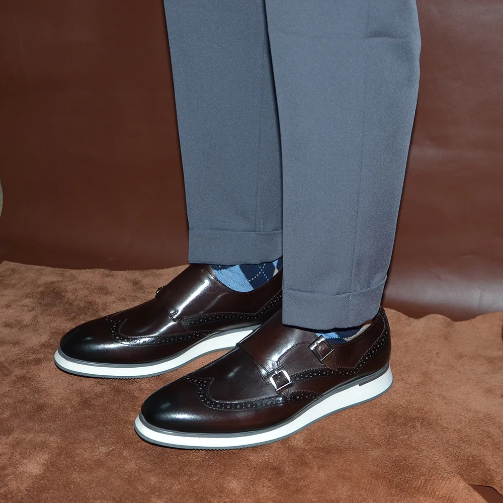 European Luxury Mens Sneakers  - Monk Strap Shoe recension och pris