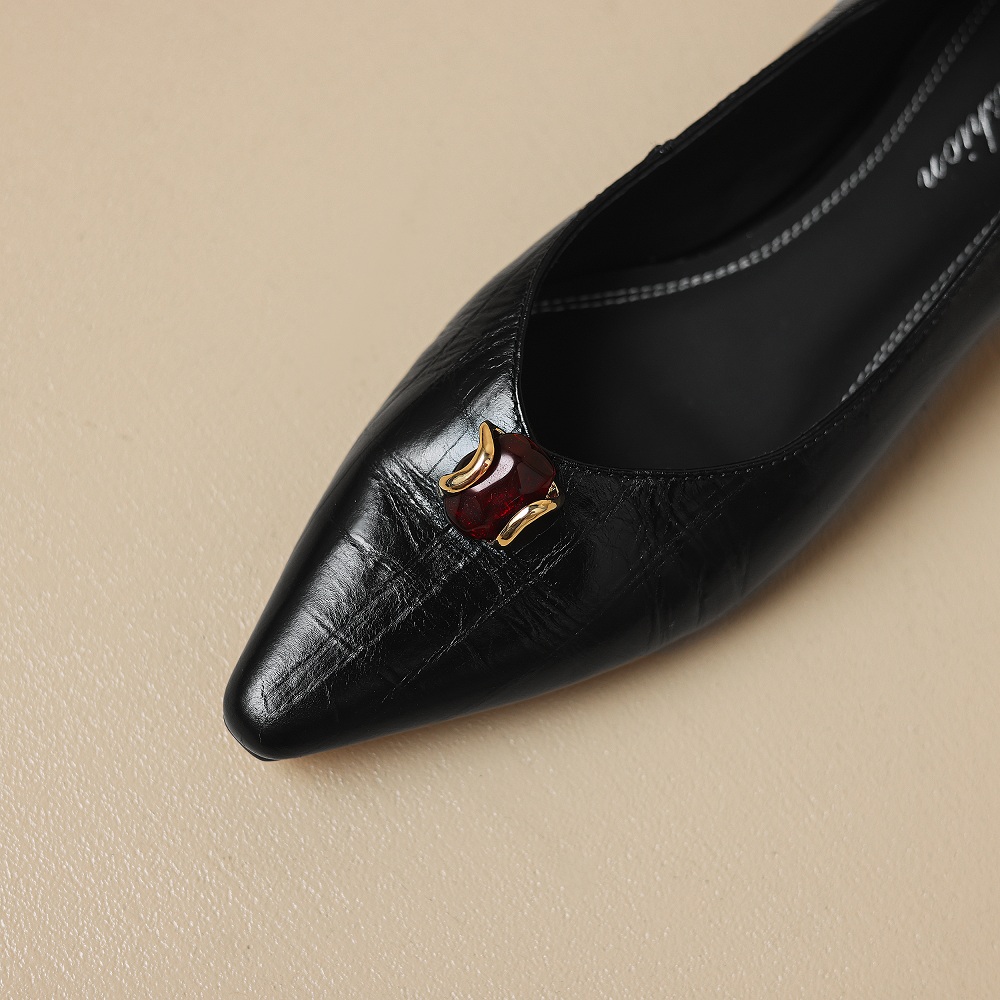 【JOCHEBED HU】Women's Handmade  - Men'S Shoes With Toes recension och pris