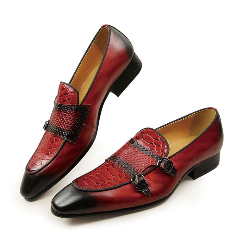Comfortable Men Leather Shoes  - Men Shoes Red Bottom recension och pris