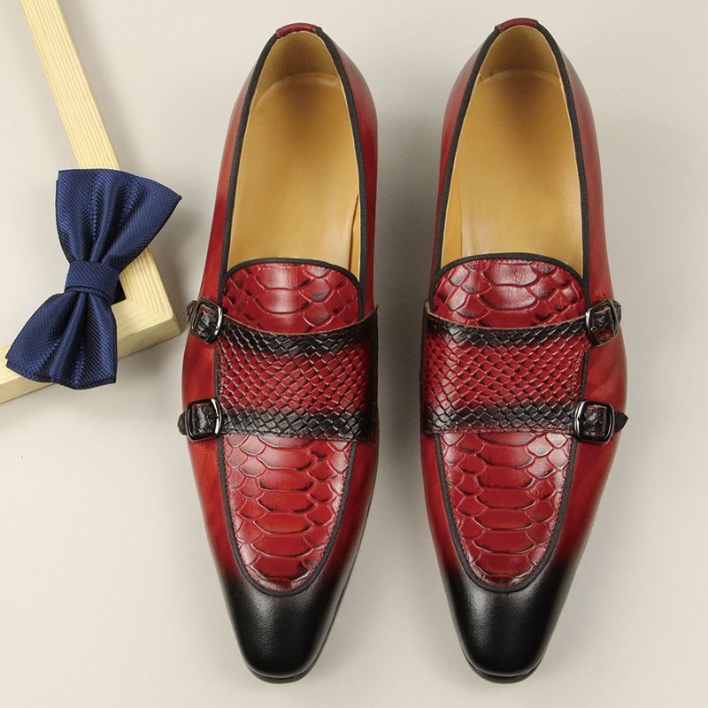 Comfortable Men Leather Shoes  - Men Shoes Red Bottom recension och pris