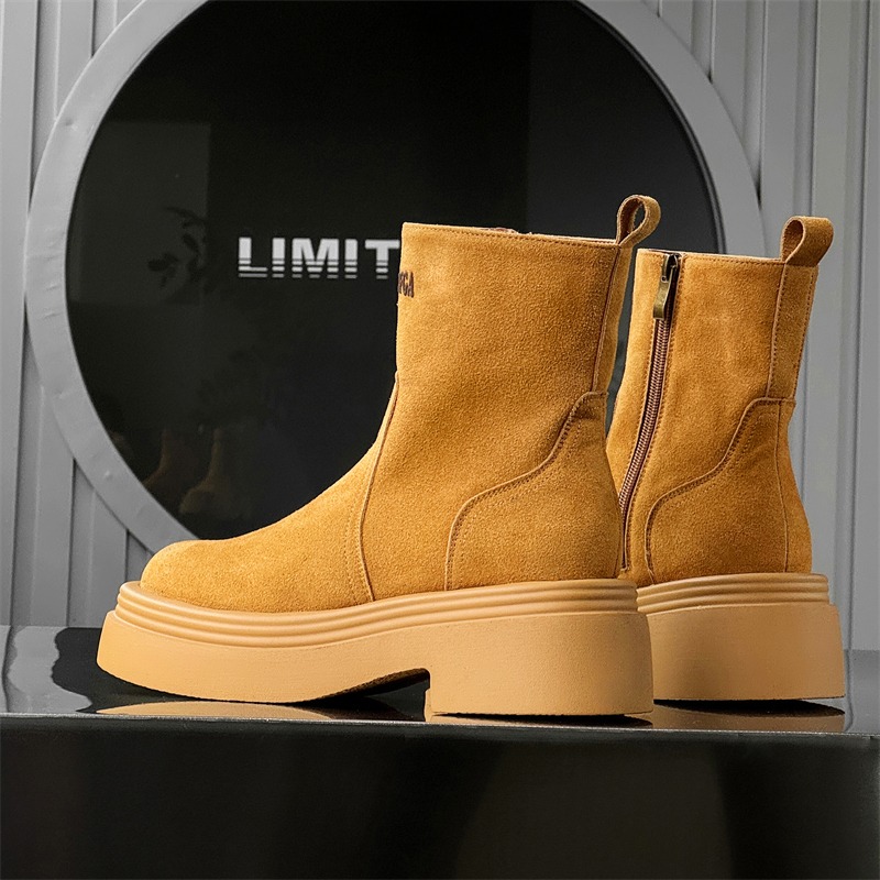 Winter Europe America Retro Th - Men'S Shoes Increase Height recension och pris
