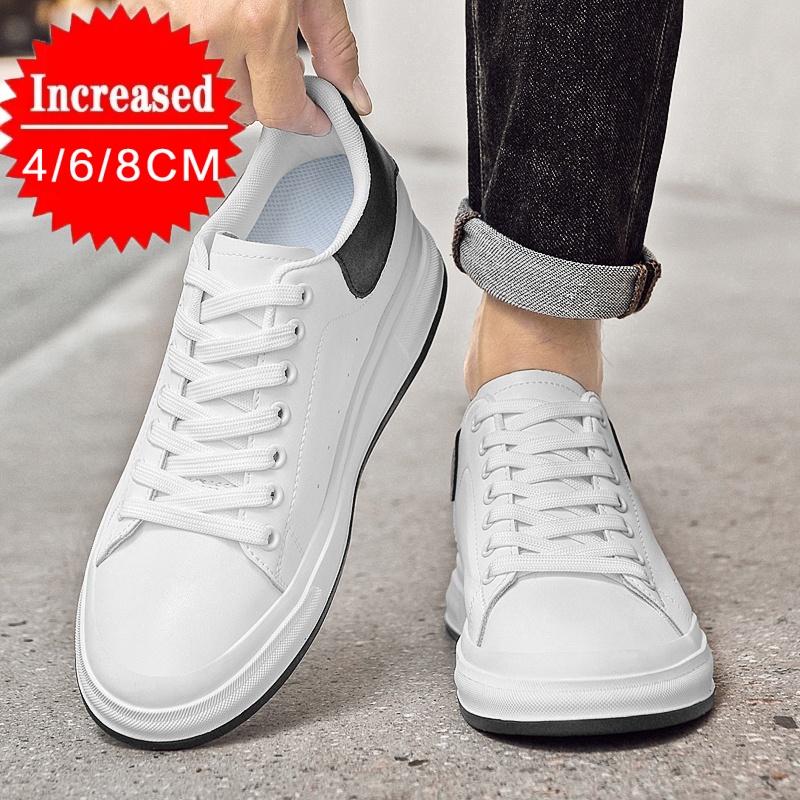 New Luxury Men's Elevator Shoe - Canvas Sneaker High recension och pris