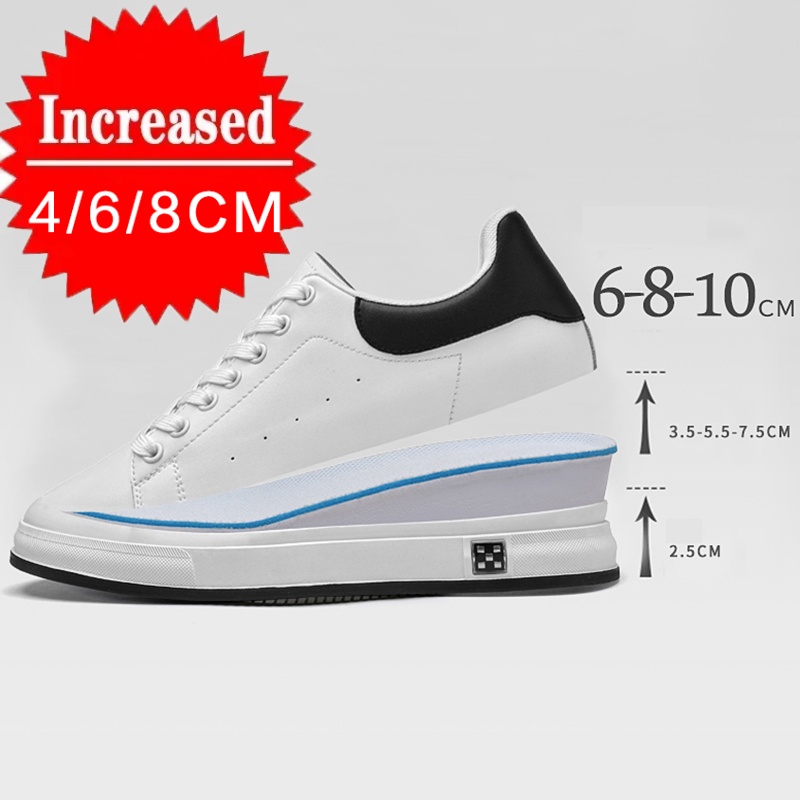 New Luxury Men's Elevator Shoe - Canvas Sneaker High recension och pris