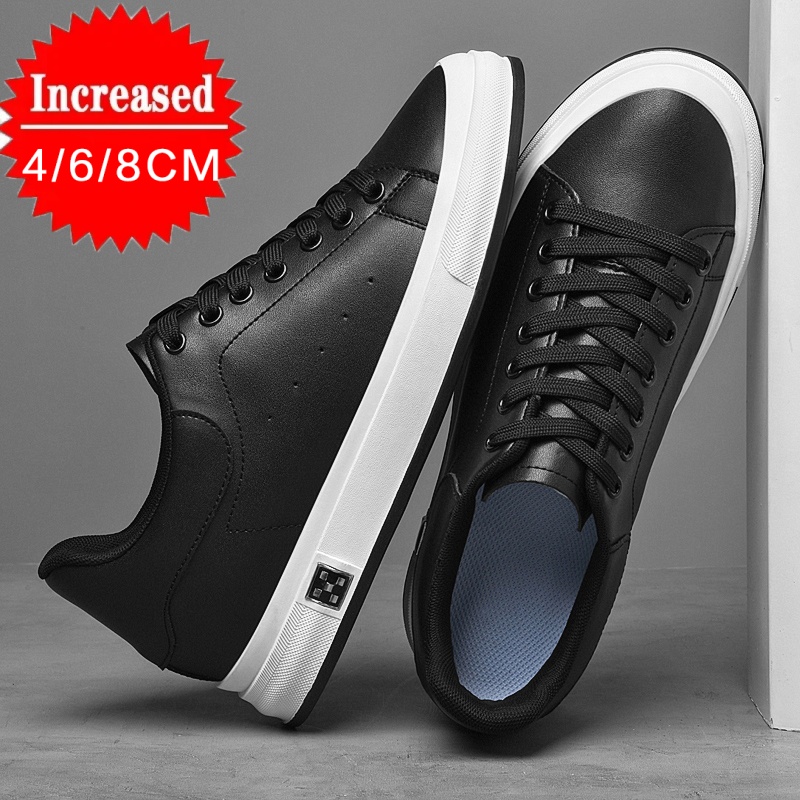 New Luxury Men's Elevator Shoe - Canvas Sneaker High recension och pris