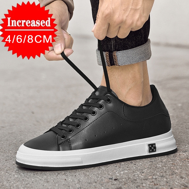 New Luxury Men's Elevator Shoe - Canvas Sneaker High recension och pris