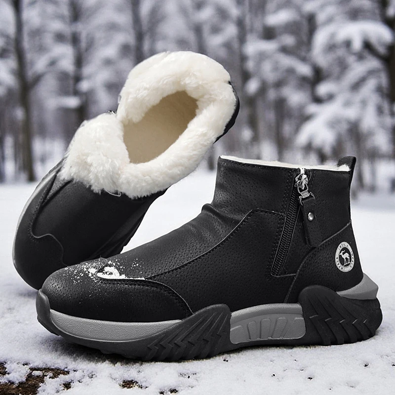 Winter Snow Boots Non Slip Cas - Canvas Sneaker High recension och pris